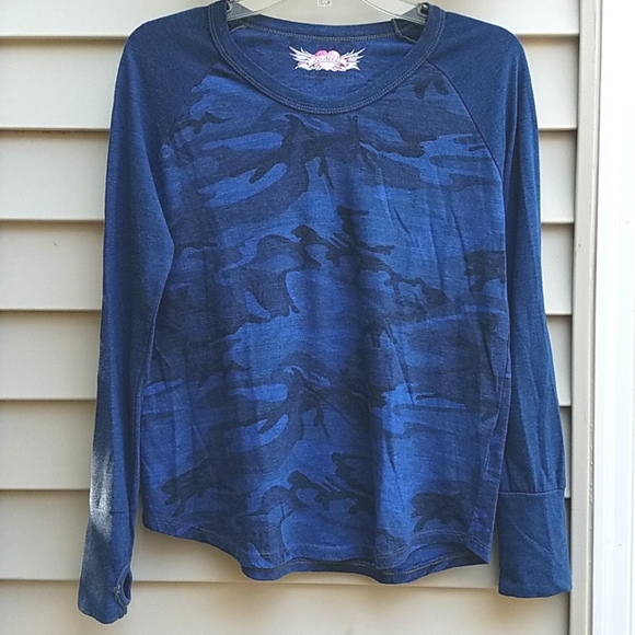 SO NIKKI Girl's Camo Shirt,size XL-16 - Picture 1 of 5